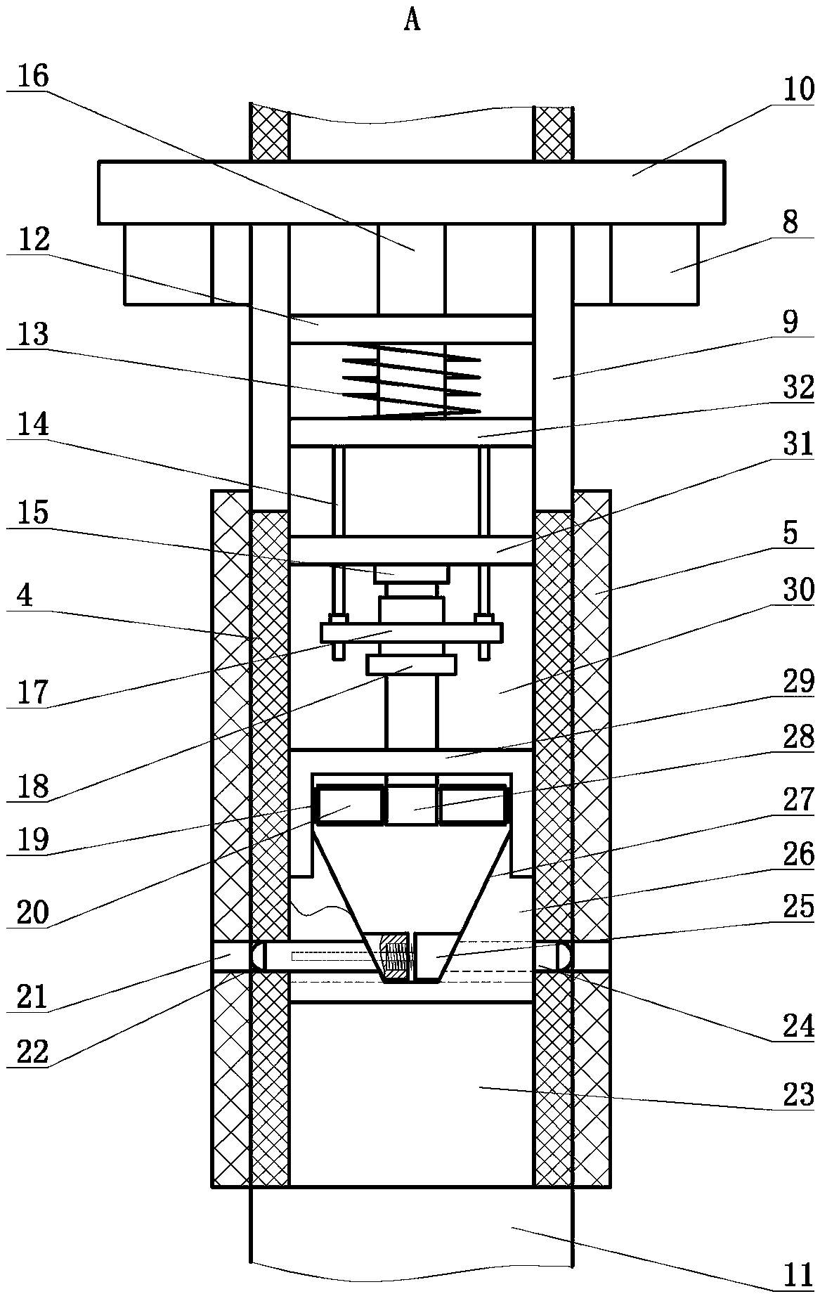 Oil-immersed current transformer insulation discharge pulse detection device