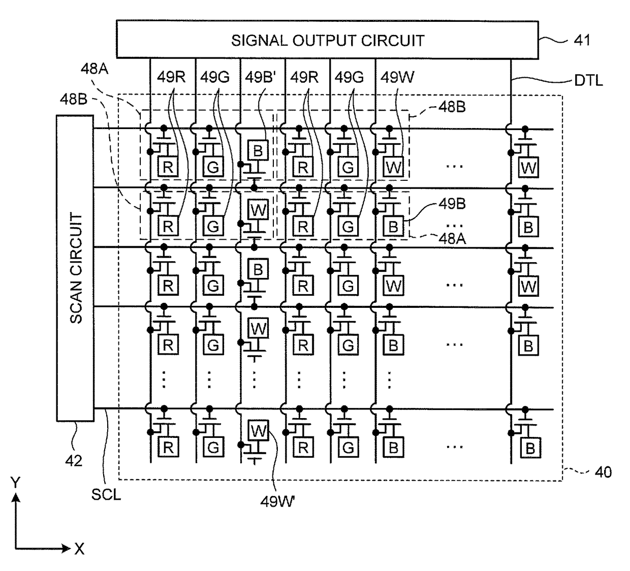 Display device and electronic apparatus