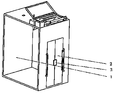 An elevator capable of monitoring and escaping