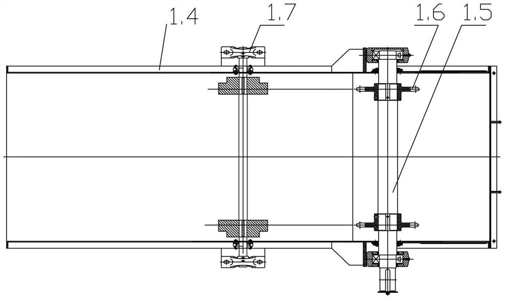 Ship-shaped sugarcane ash hanging type salvage pit elevator and sugarcane ash treatment method