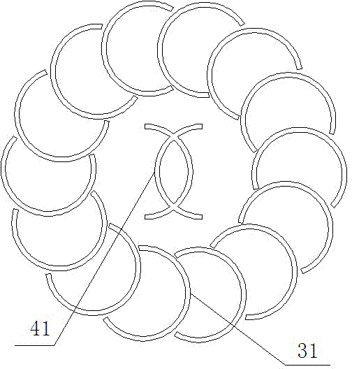 Multiple-hollow-fiber spinneret plate