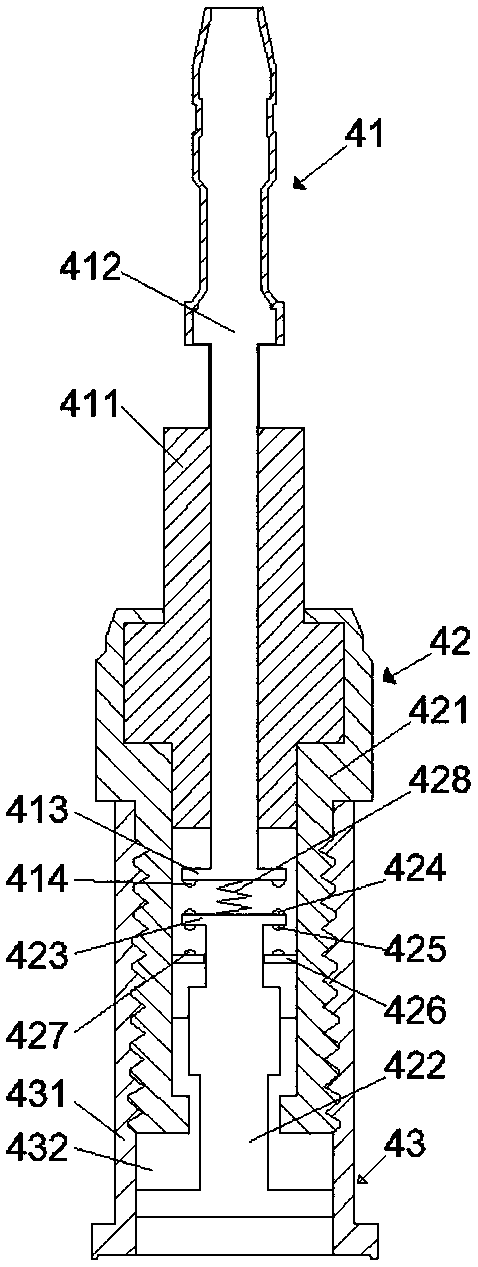 Automobile high-beam and low-beam lamp system