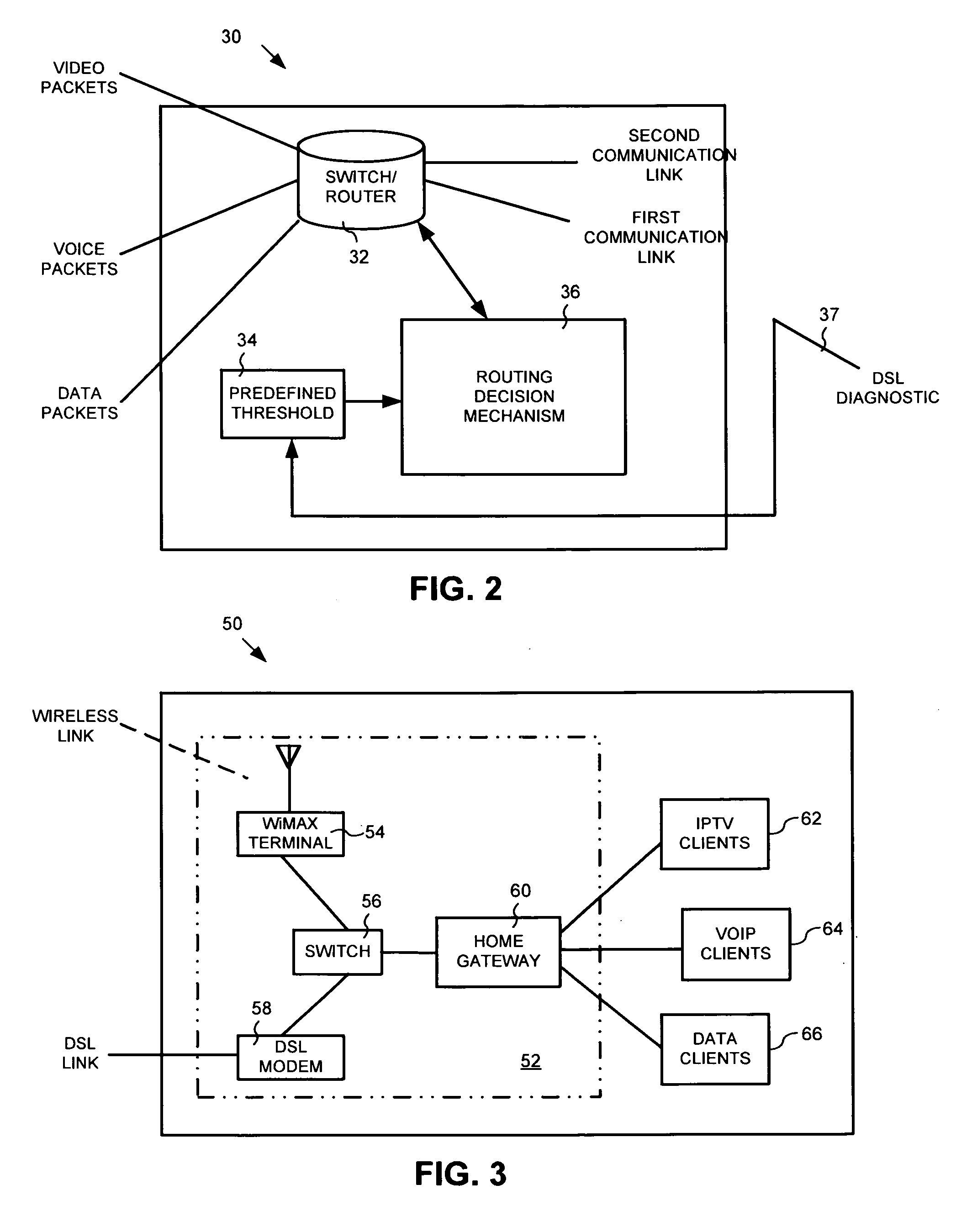 System and method for delivering packet data over a multiplicity of communication links