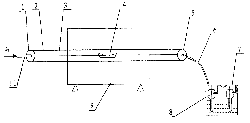 Method for detecting corrosive and harmful gas in insulating material of dry type transformer