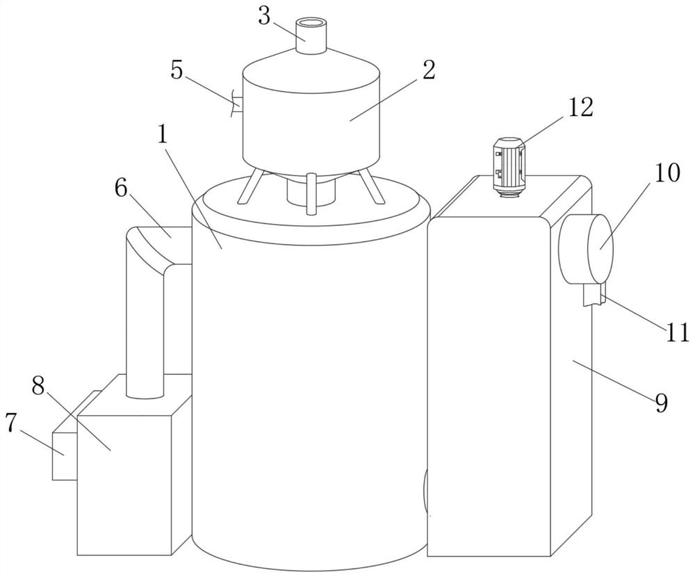 Waste incineration power plant slag feeding device and slag comprehensive utilization system