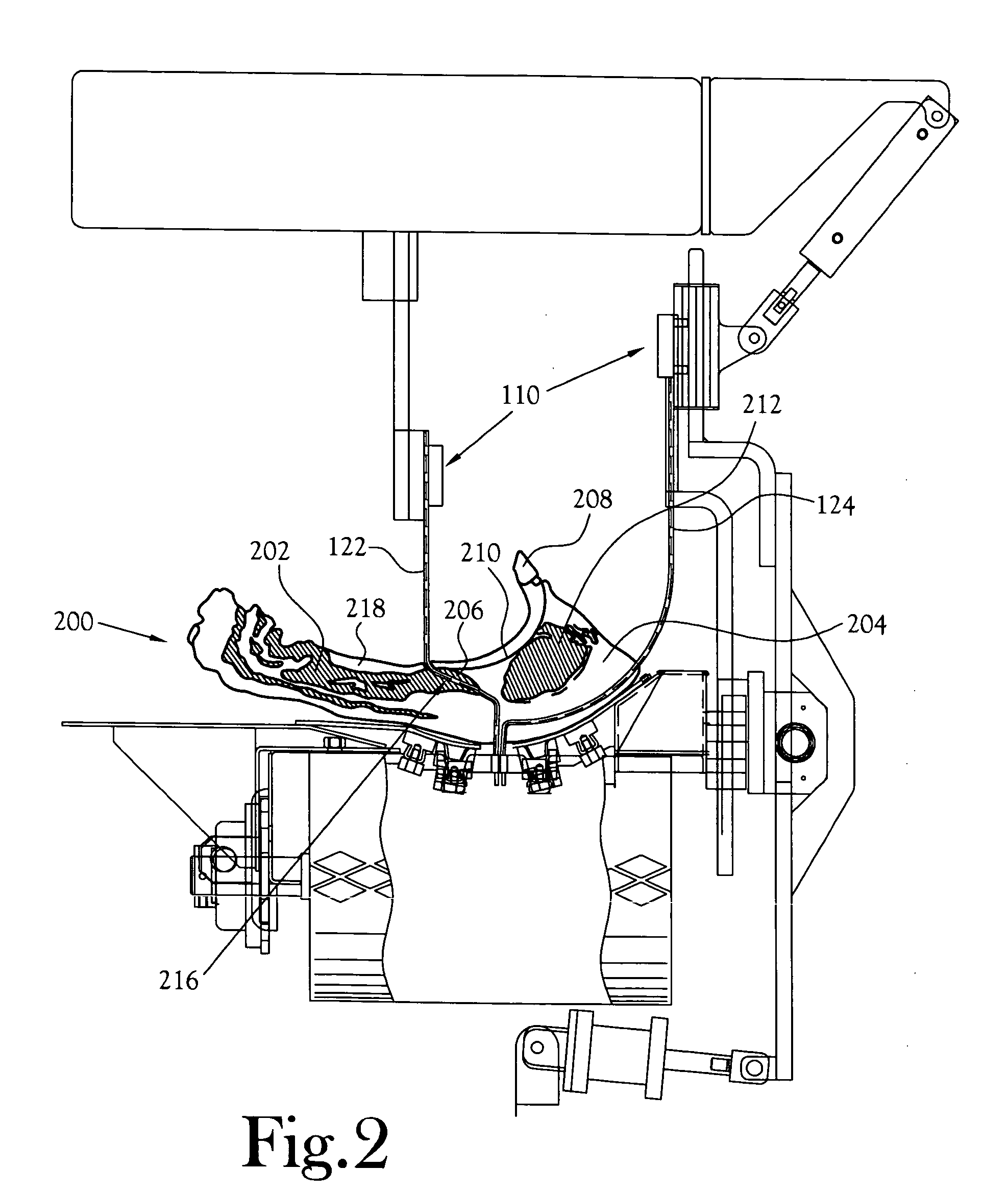 Contour following loin puller apparatus