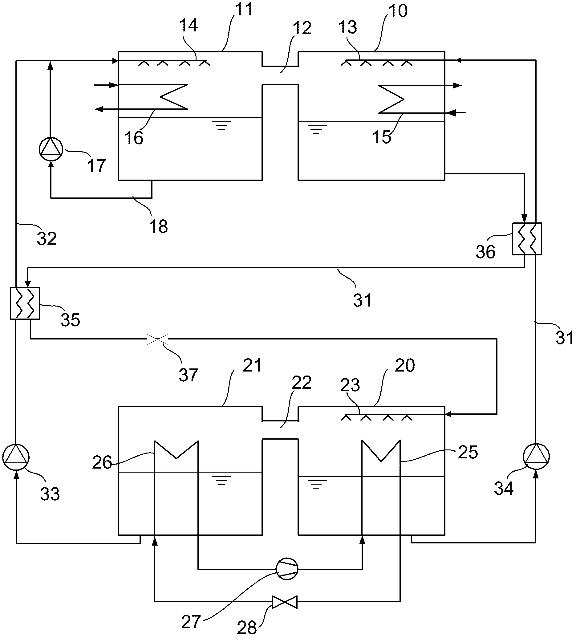 Heat pump circulating system, drying system, and respective method