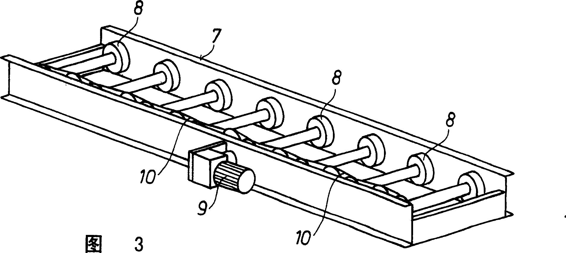 Device for delivery metal coil tape on tray