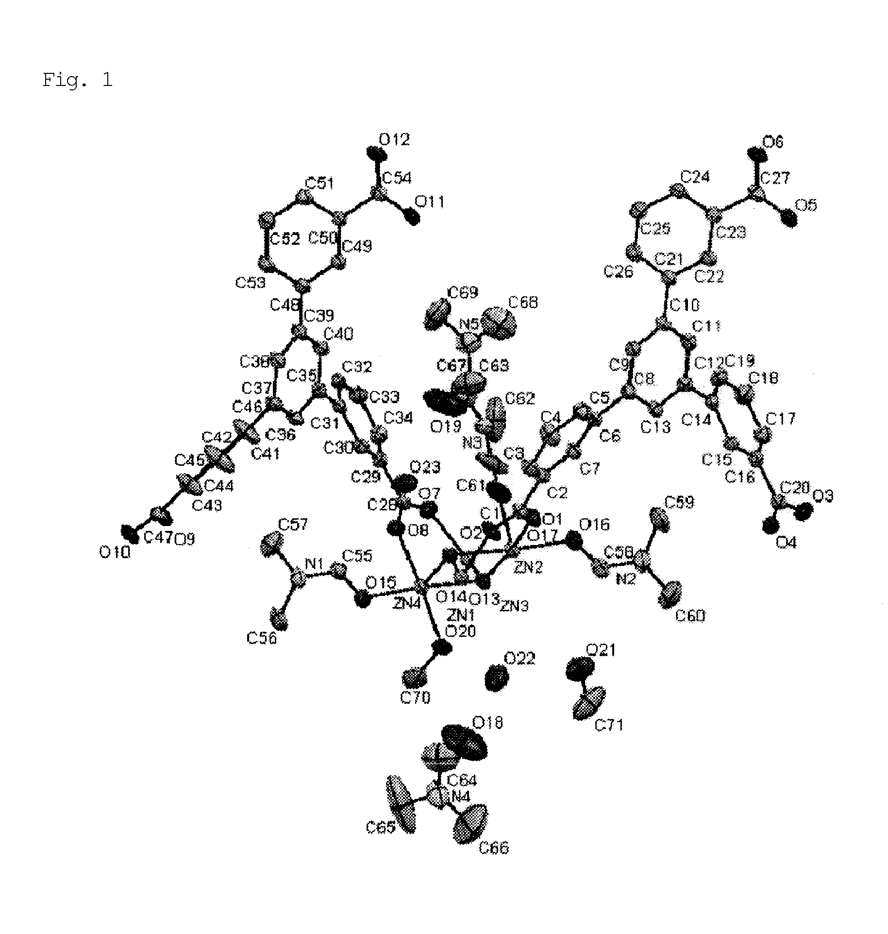 Porous coordination polymer and application therefor
