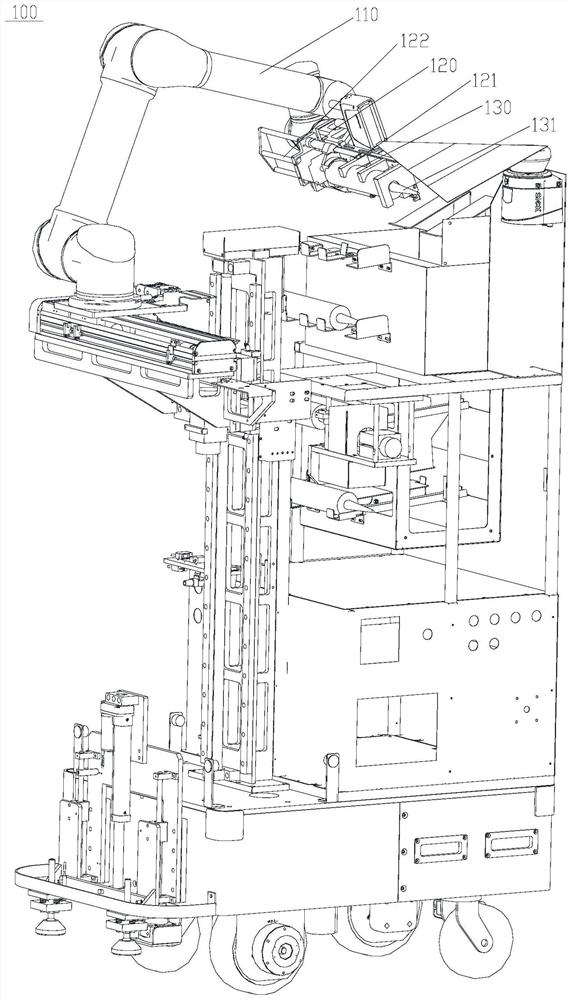 Glue-making method and device of glue-making robot, and glue-making robot