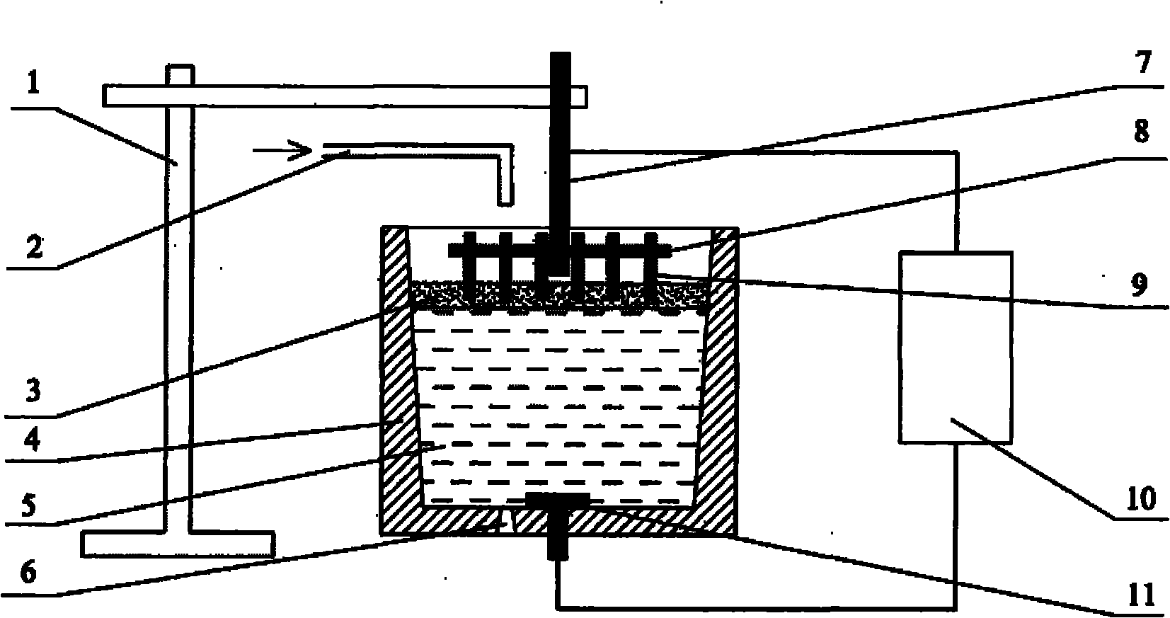 Molten steel electrochemical desulphurization method and apparatus