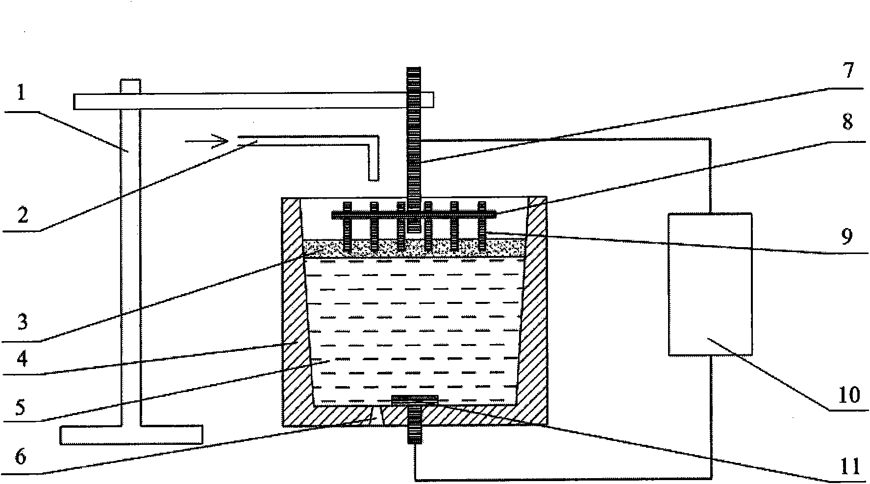 Molten steel electrochemical desulphurization method and apparatus