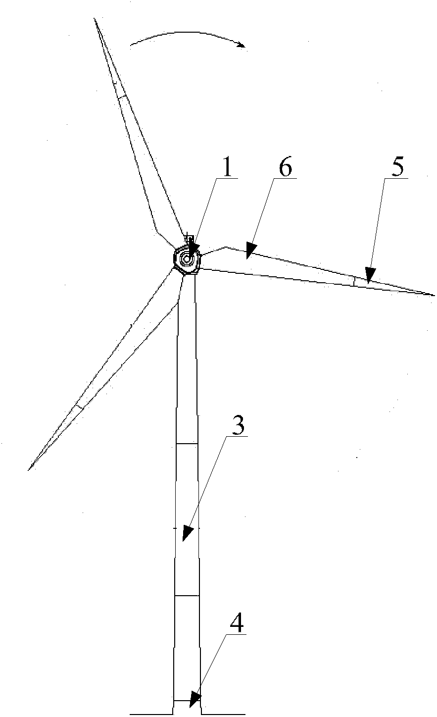 Paddle of wind power generating set and wind power generating set