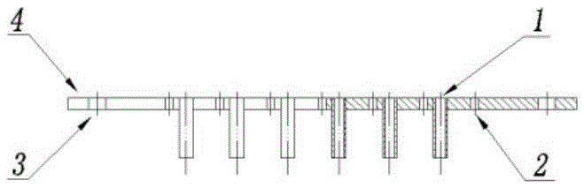 A kind of dispersed downcomer sieve plate column