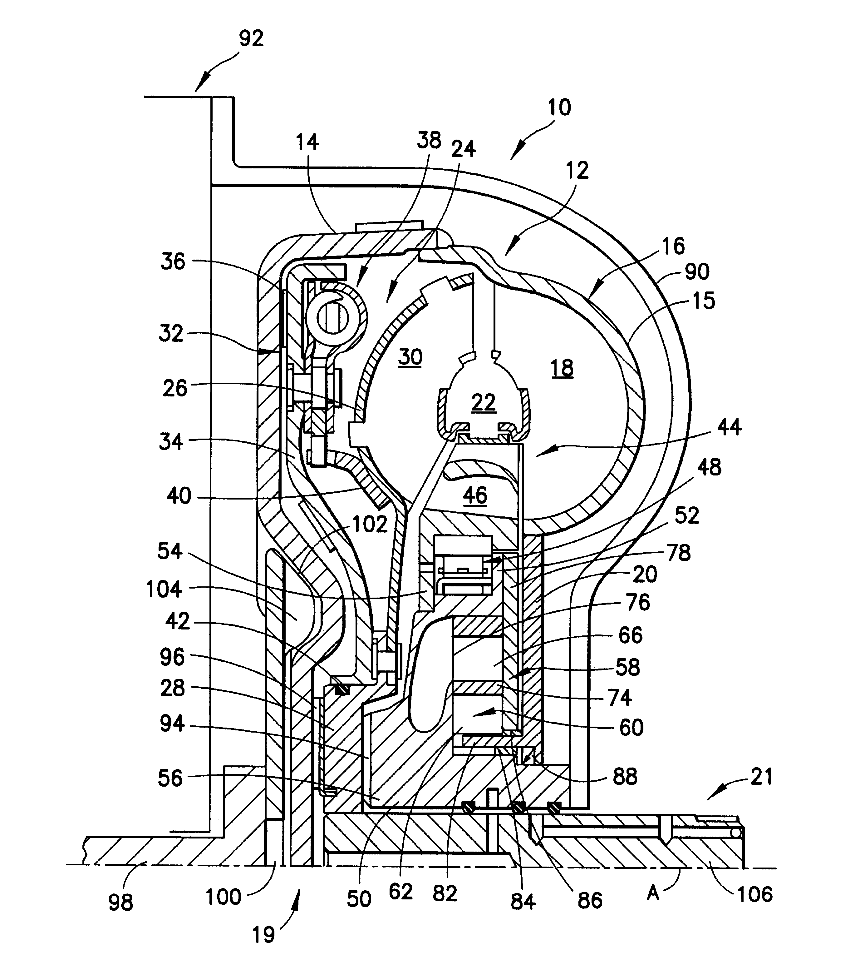 Hydrodynamic coupling device