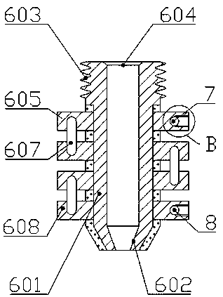 3D printing nozzle base for super-high-rise building wind tunnel test