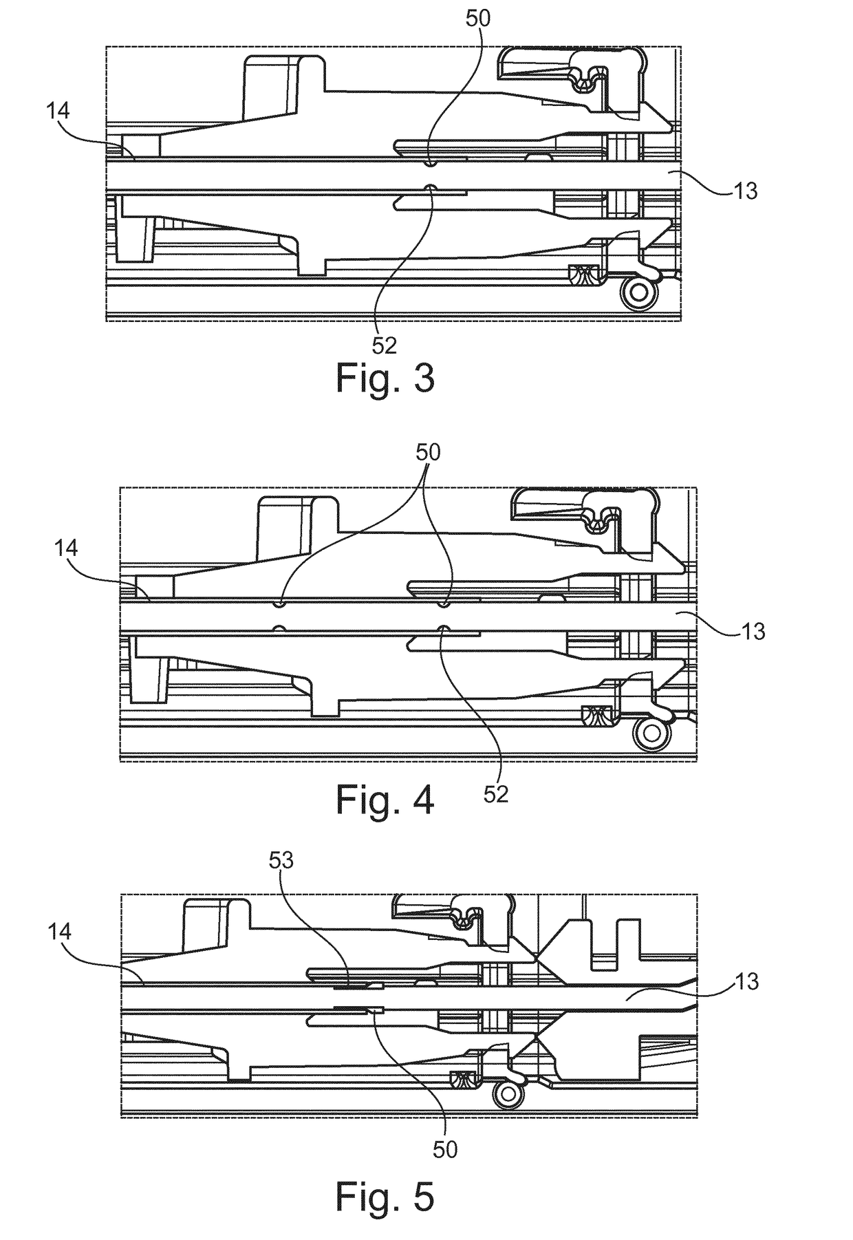 Device for taking at least one sample of tissue