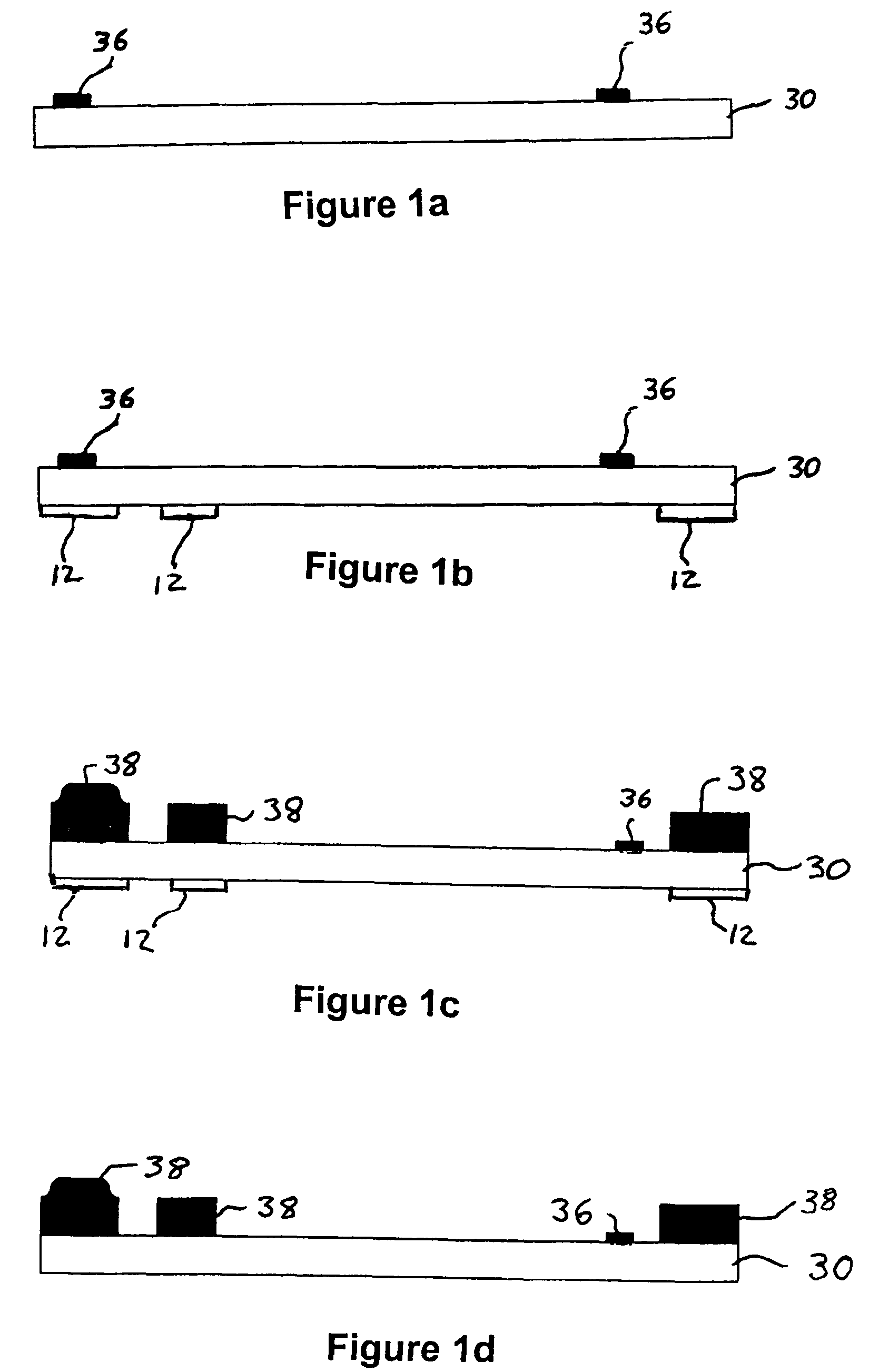 Multilayer circuit devices and manufacturing methods using electroplated sacrificial structures