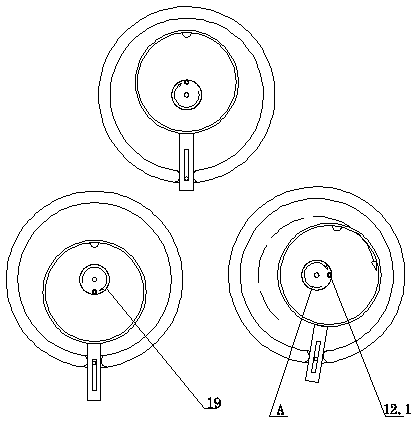 Rotary swing airflow frying pan and method thereof