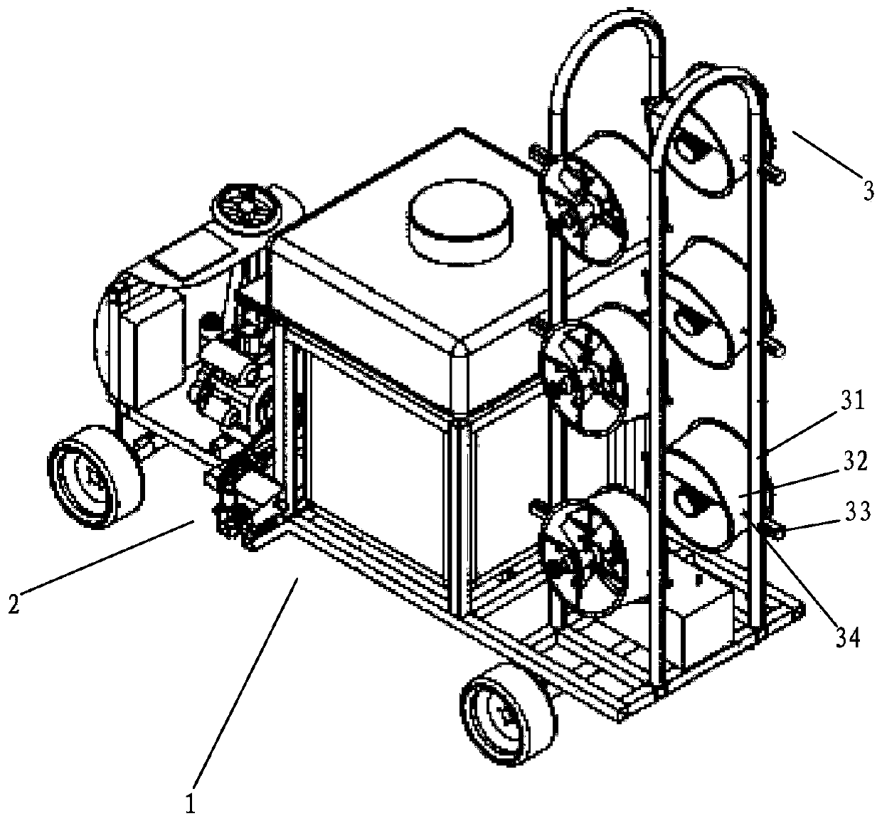 An air-driven ultrasonic secondary atomization variable particle size sprayer