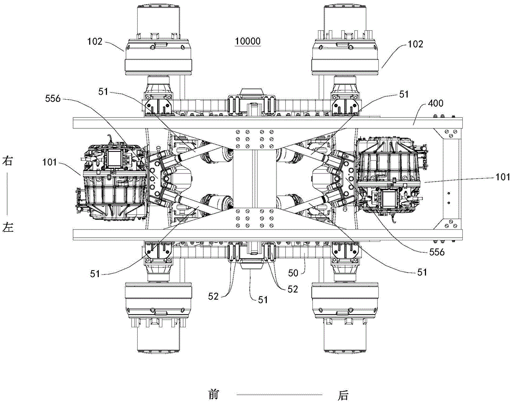 Vehicle and drive axle module used for vehicle