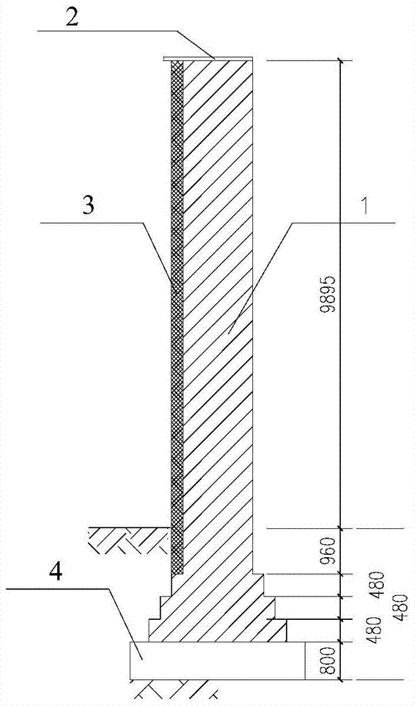 A kind of solar greenhouse wall body and preparation method thereof