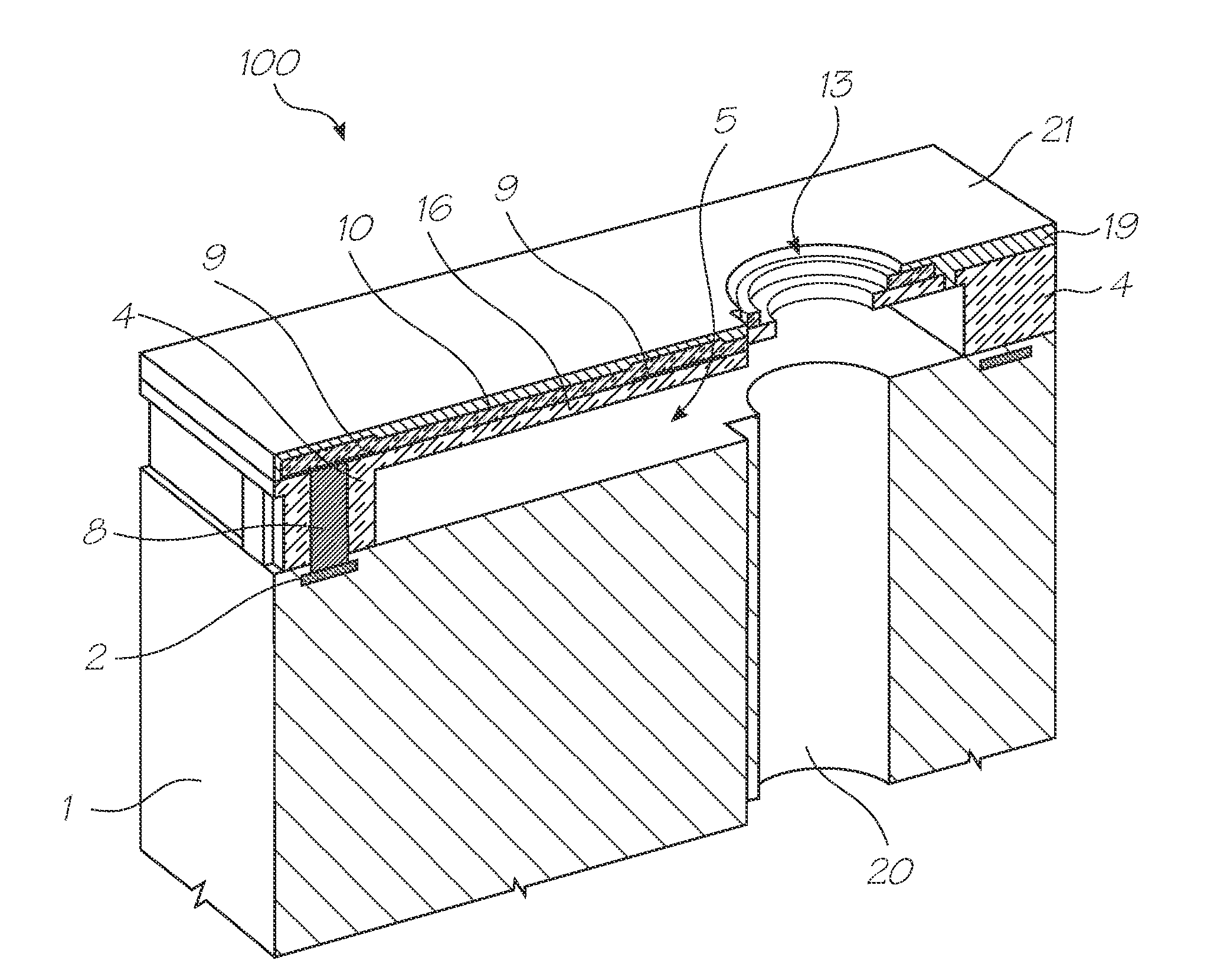 Pagewidth inkjet printhead configured such that printed dot density exceeds nozzle density