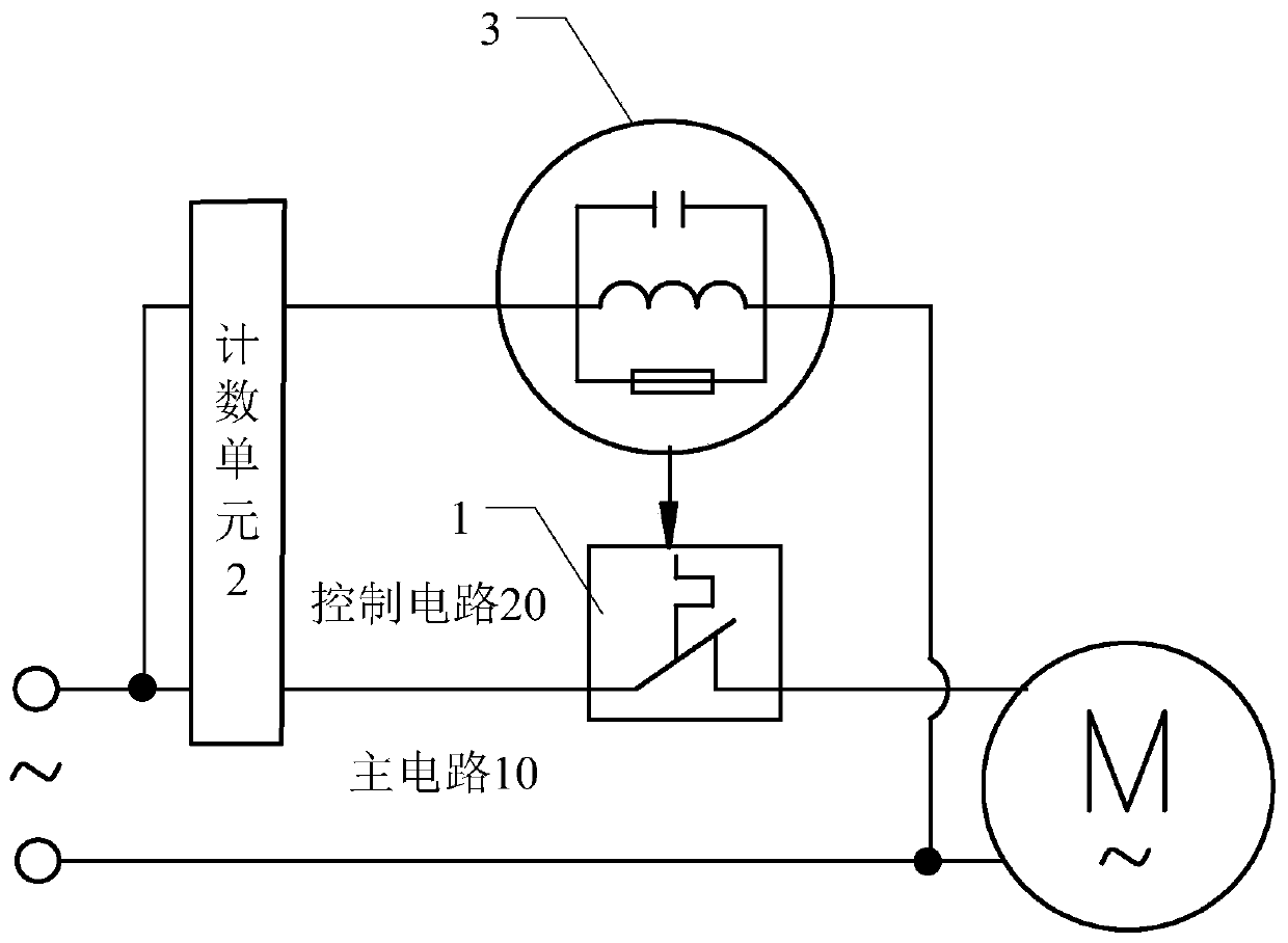 Thermal protection device, motor and thermal protection method thereof