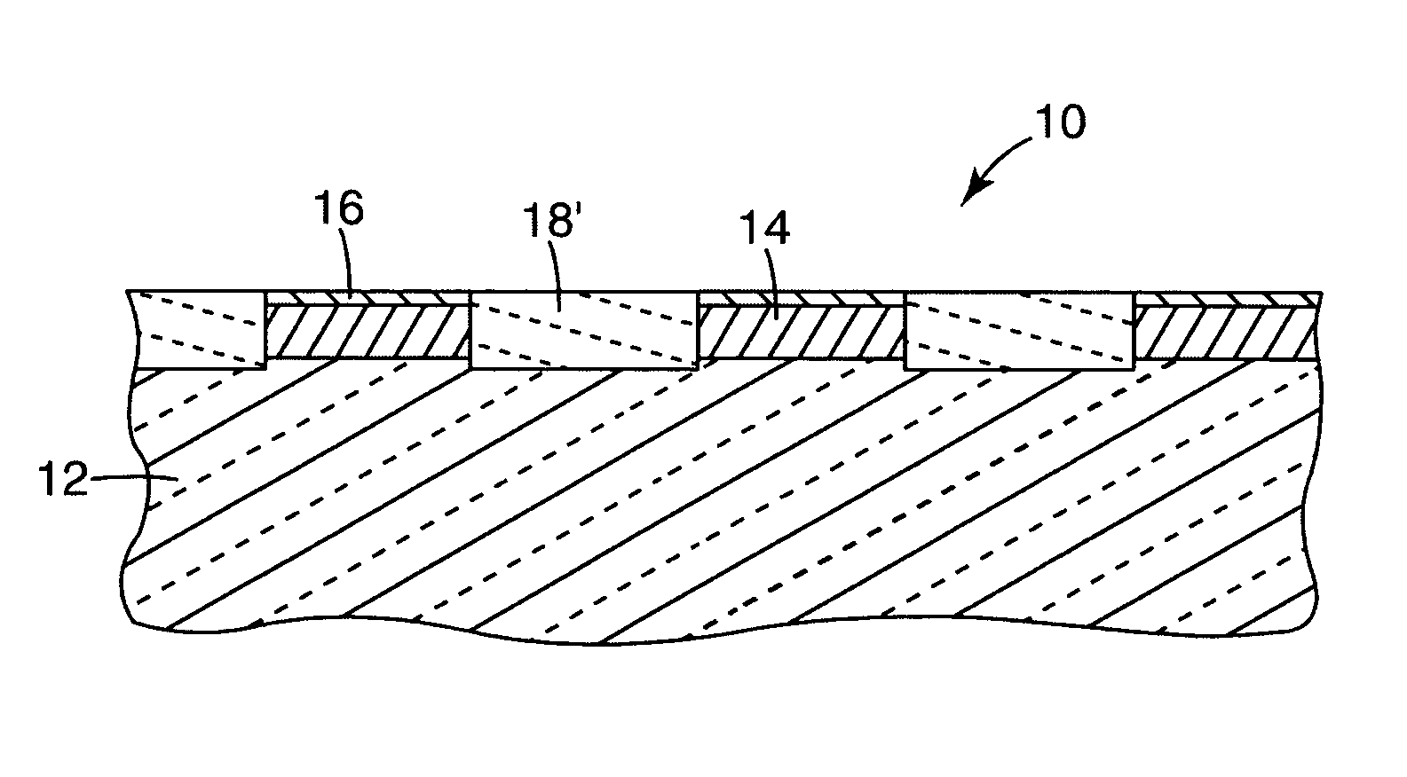Wafer planarization composition and method of use