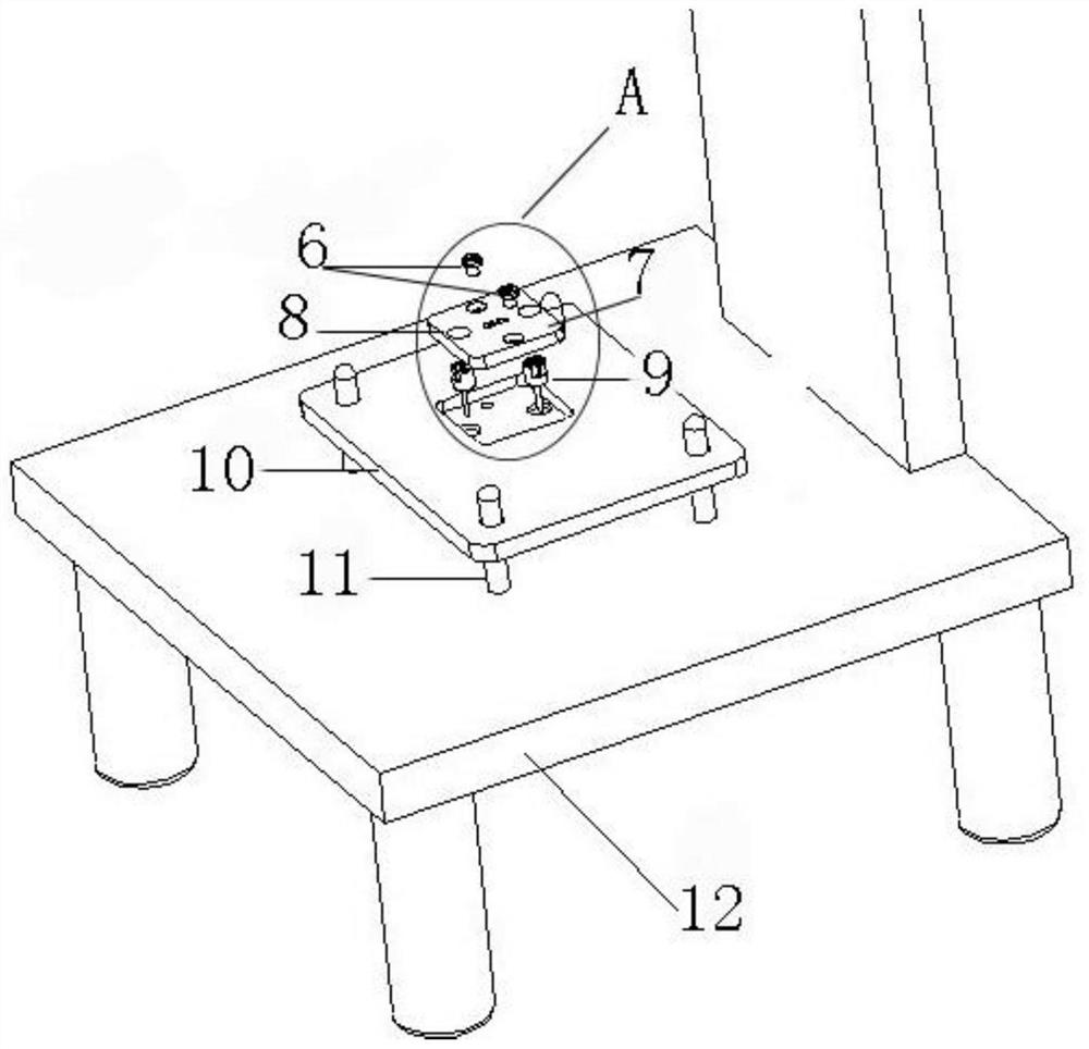 Stamp hole module radio frequency test PAD layout structure and radio frequency test fixture thereof