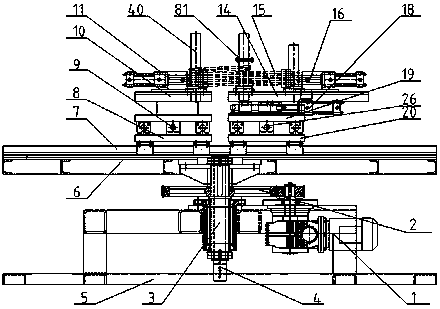 A hanging frame type evaporator automatic winding forming machine