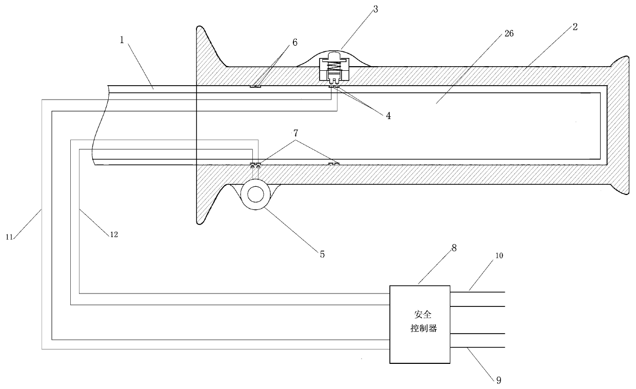 Motorcycle safety control device