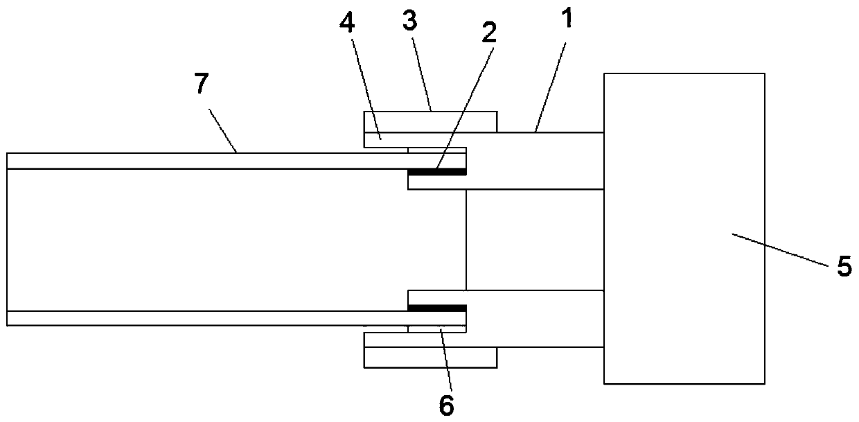 Quick pressure test joint and pressure test method for pressure pipeline