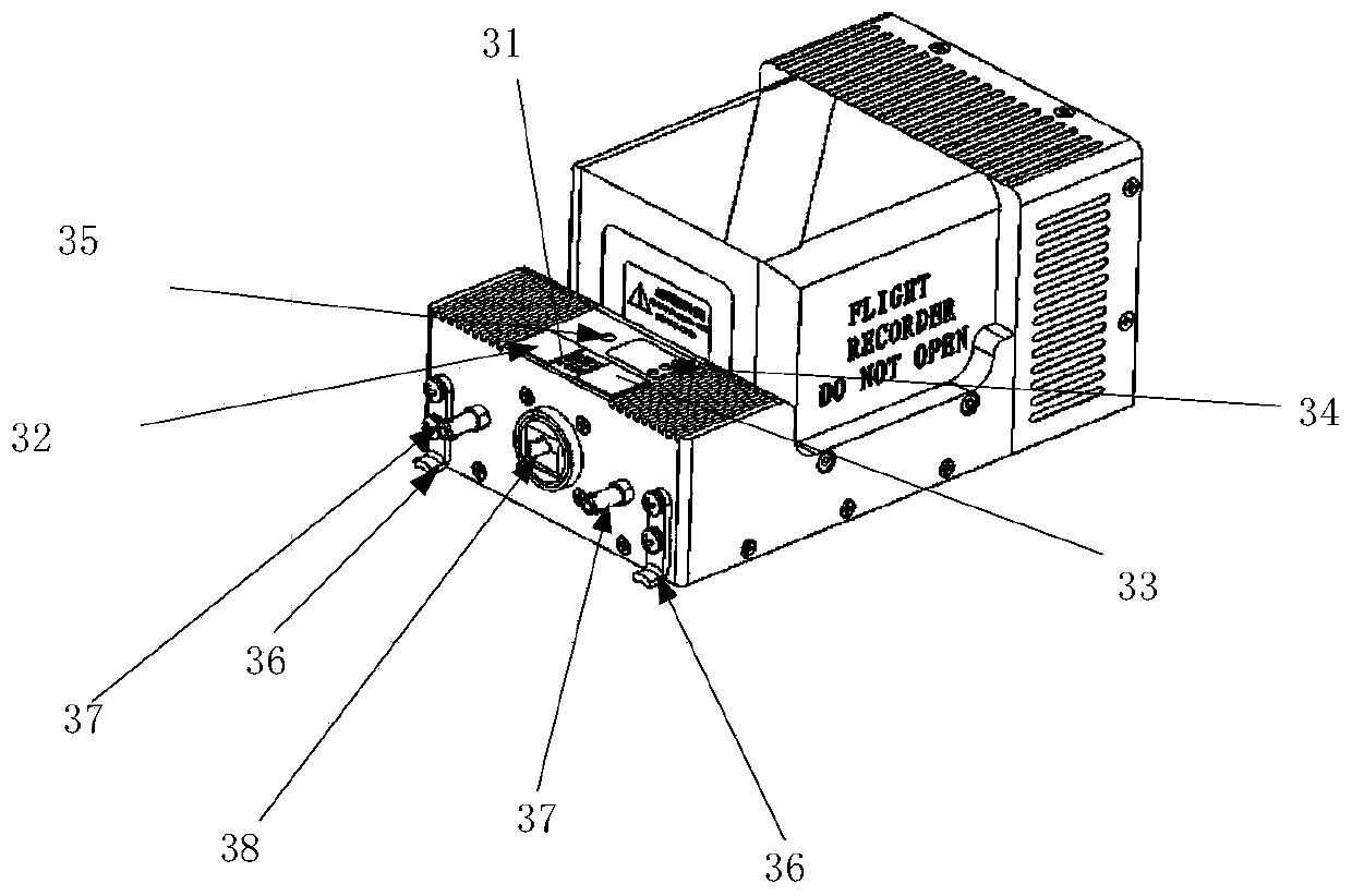 A flight status monitoring device