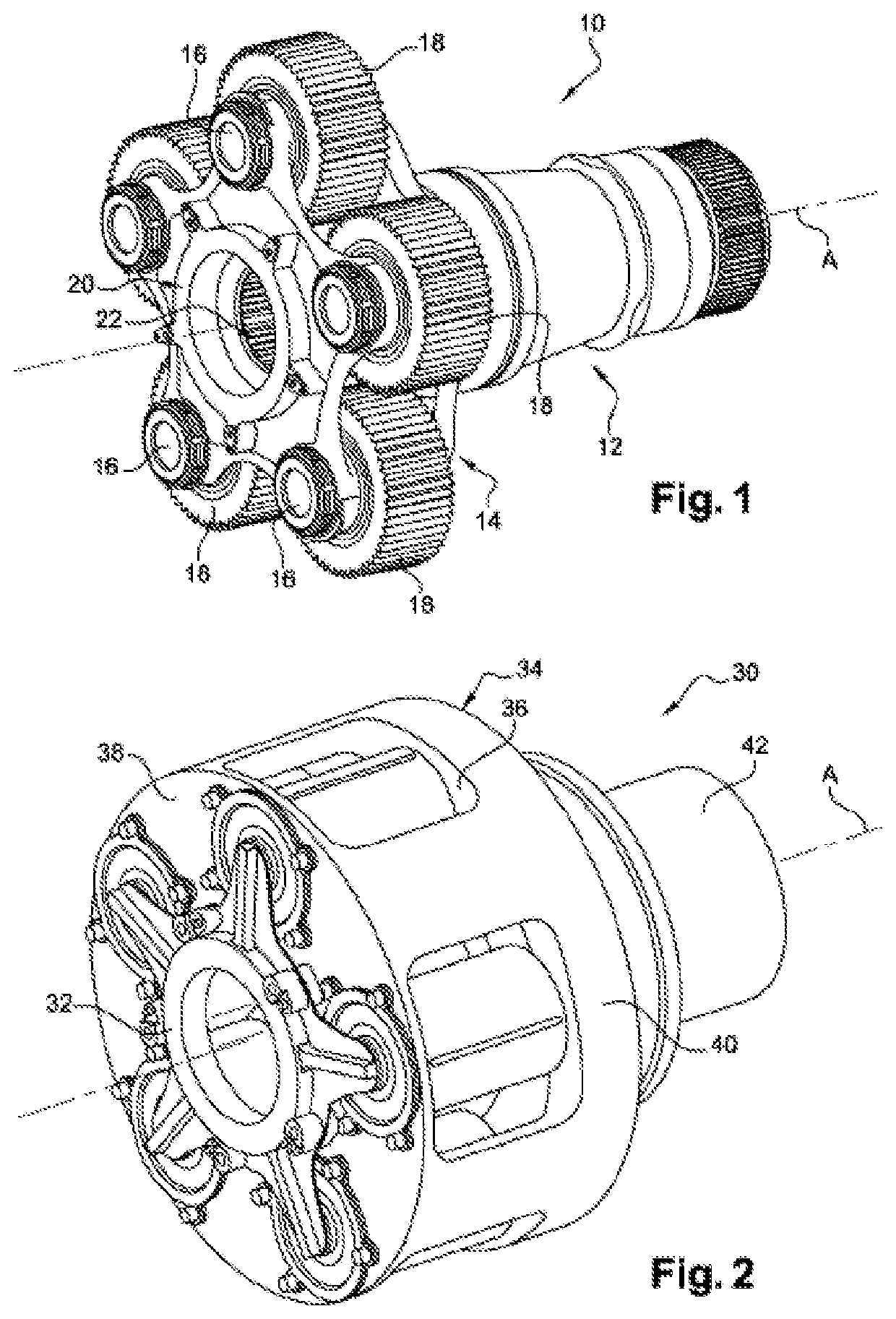 Cage planet carrier for a speed-reducing unit with an epicyclic gear train