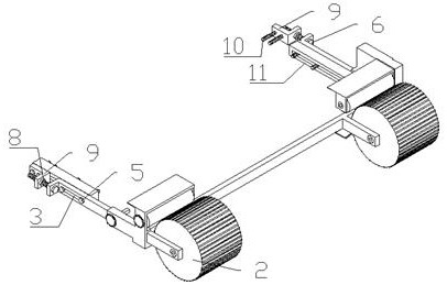 A ground protection device for excavator walking crawler