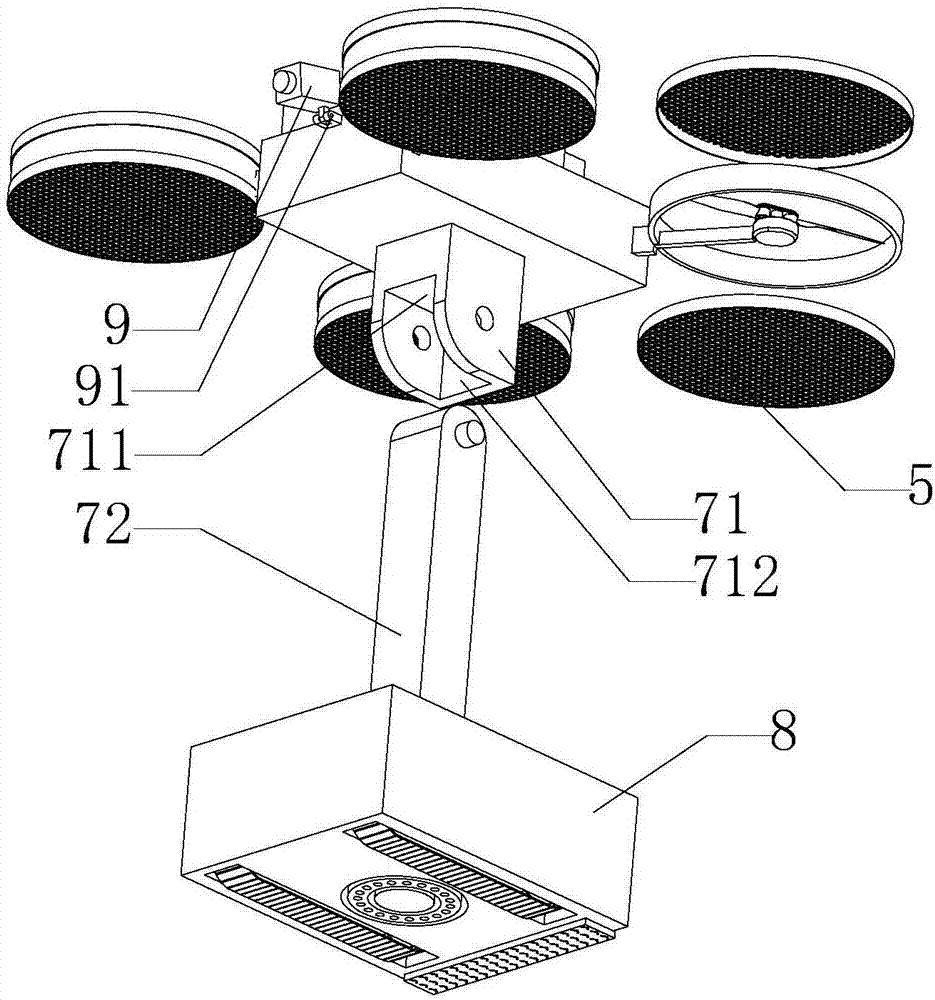 Remotely controlled aerial working glass wiping robot