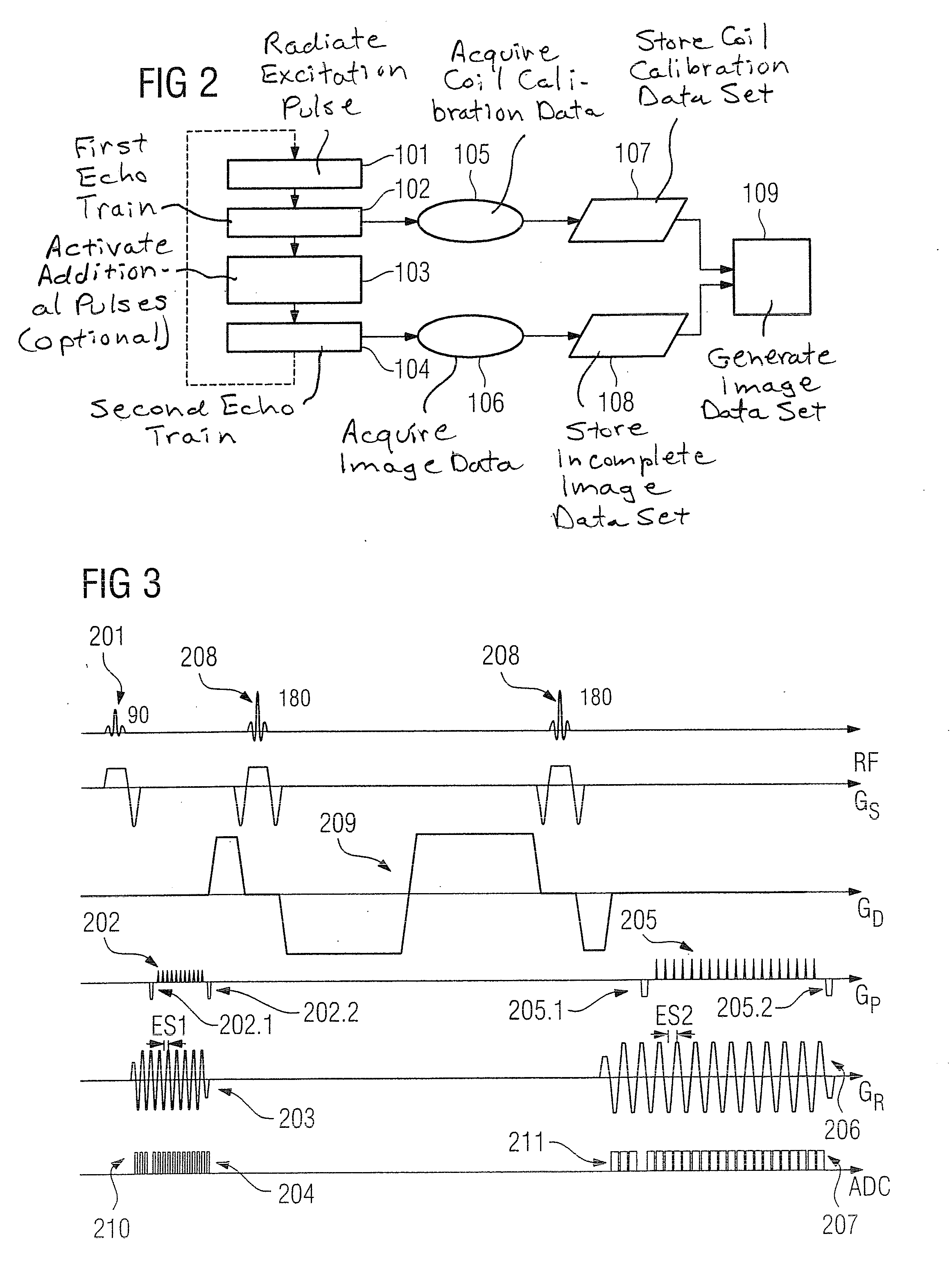 Magnetic resonance method and apparatus to generate an image using a parallel acquisition technique
