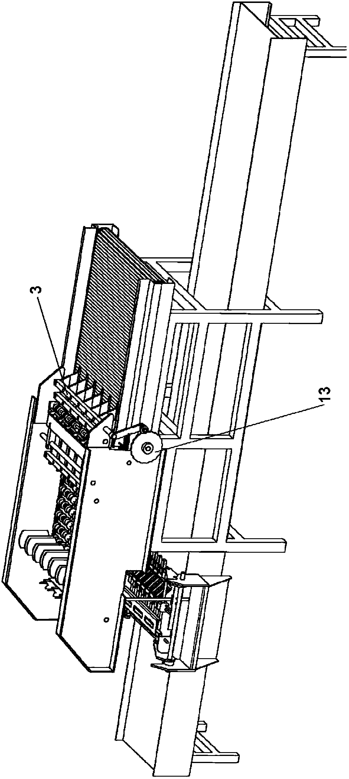 Automatic packaging equipment for realizing big/small end order arrangement of poultry eggs