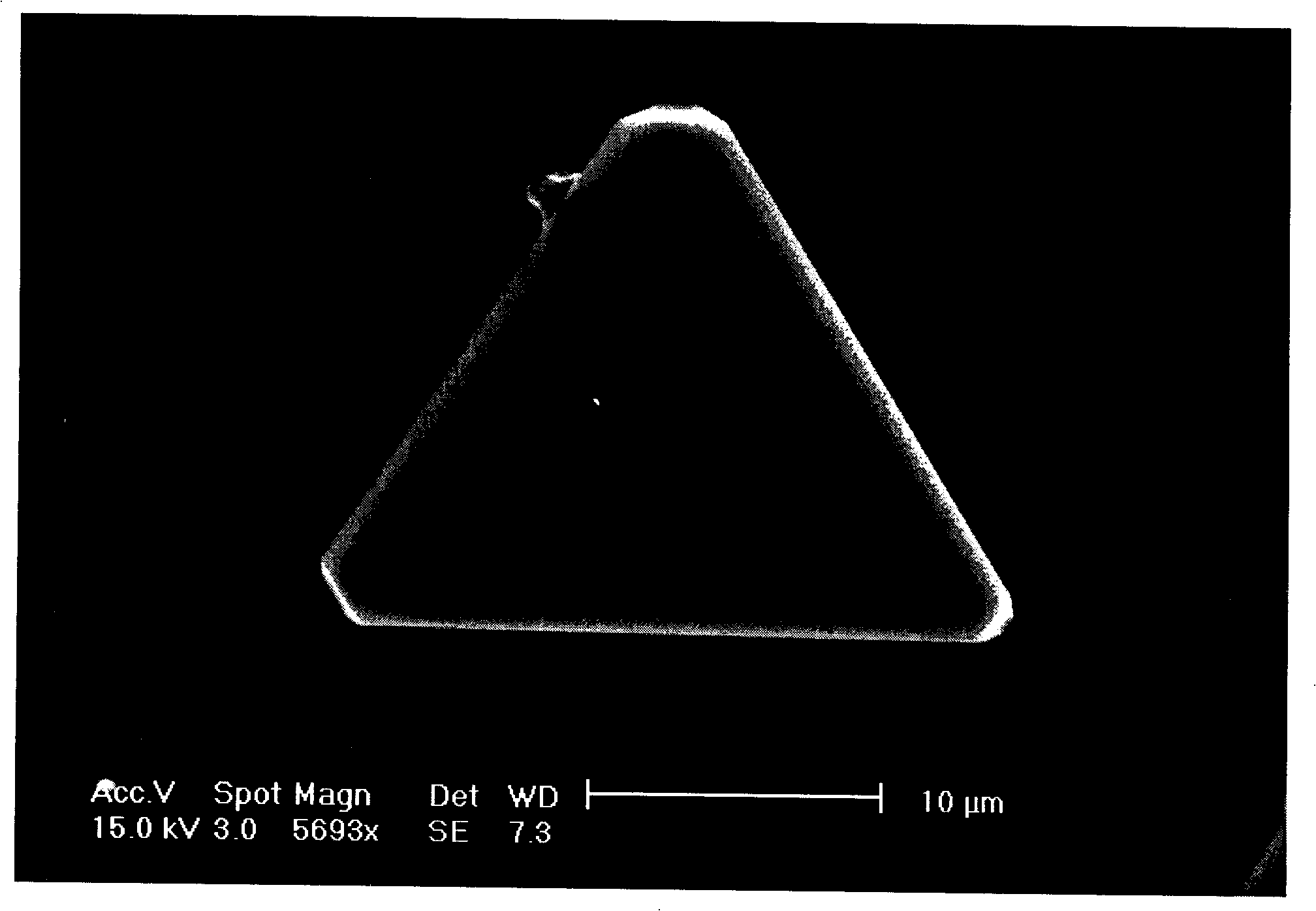 Silicon with three-dimensional depression structure and method for preparing same