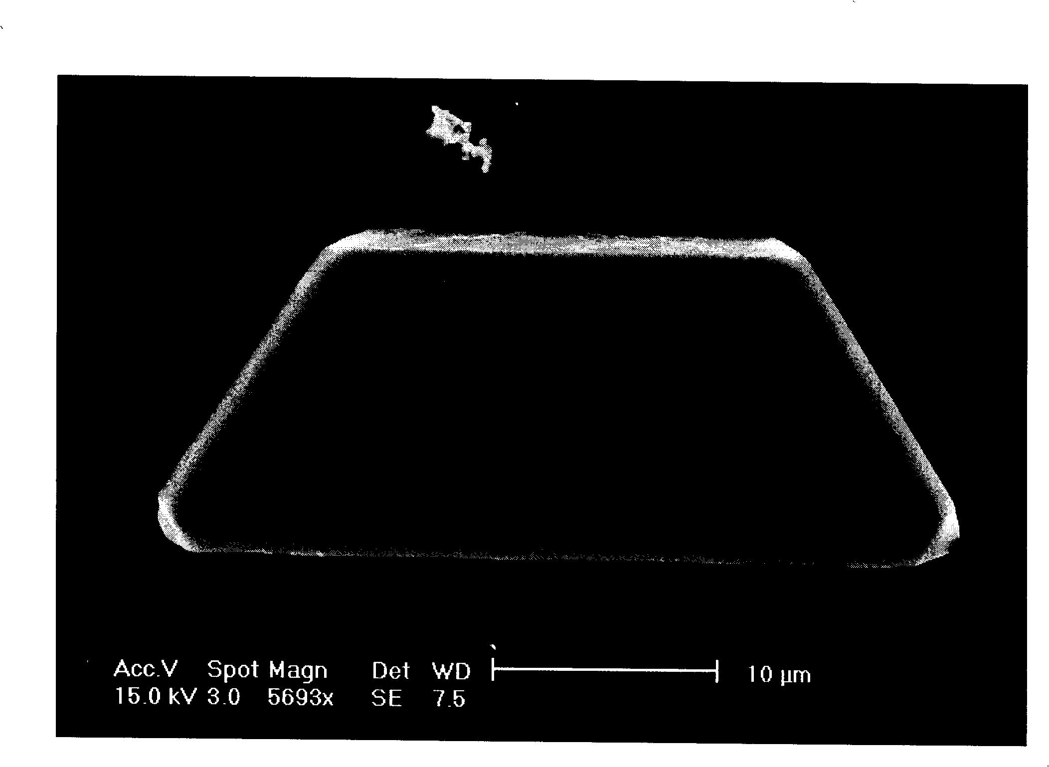 Silicon with three-dimensional depression structure and method for preparing same