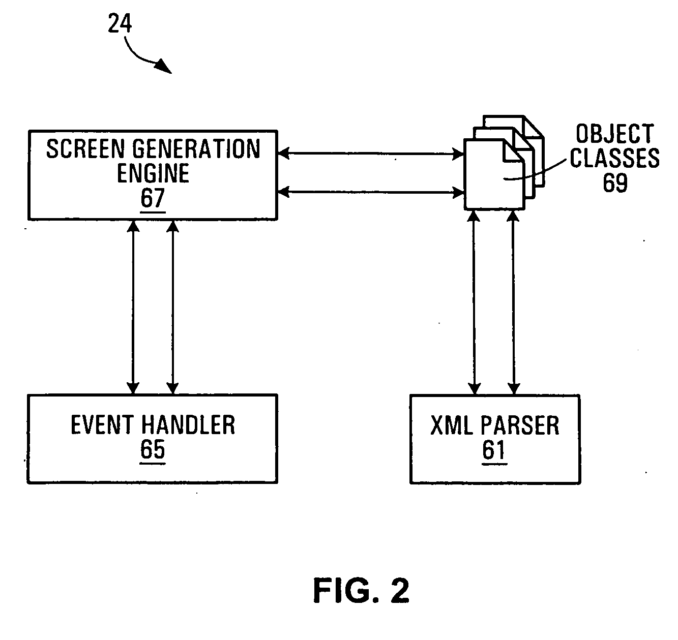 Mobile device having extensible sofware for presenting server-side applications, software and methods