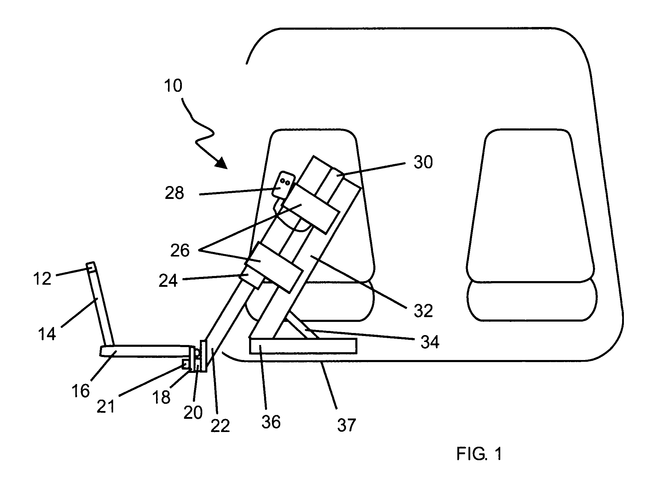 Electrically-actuated transfer seat