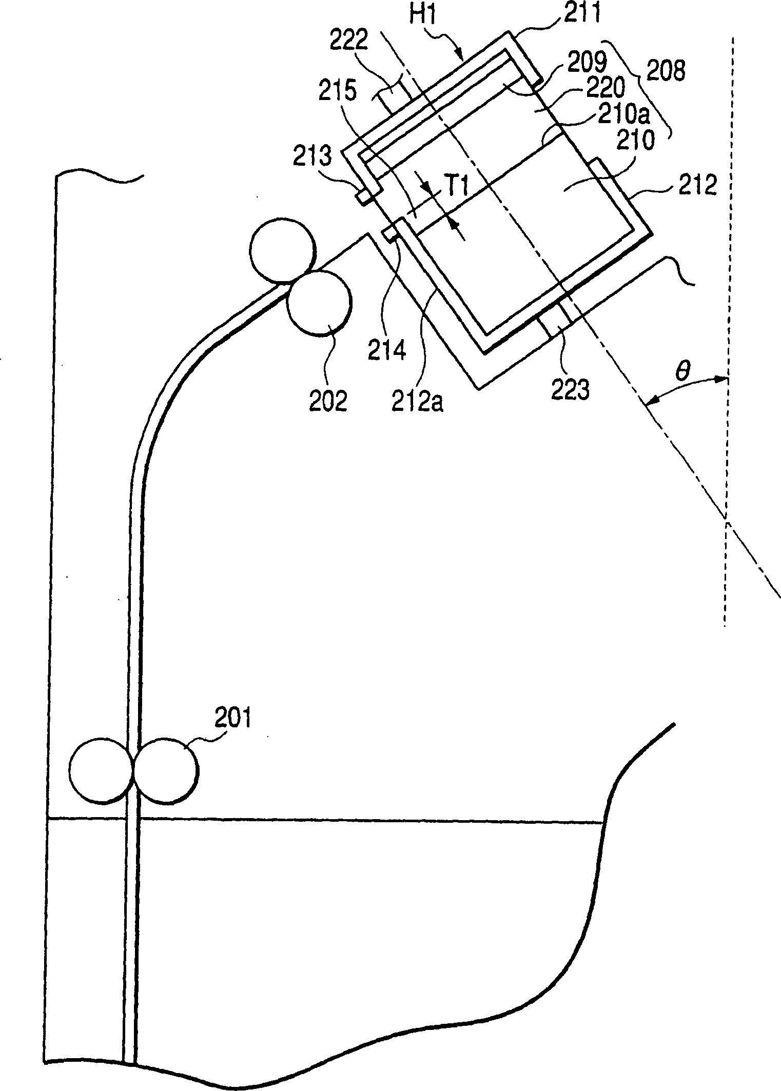Sheet afterfprocessing device and image forming device with said device