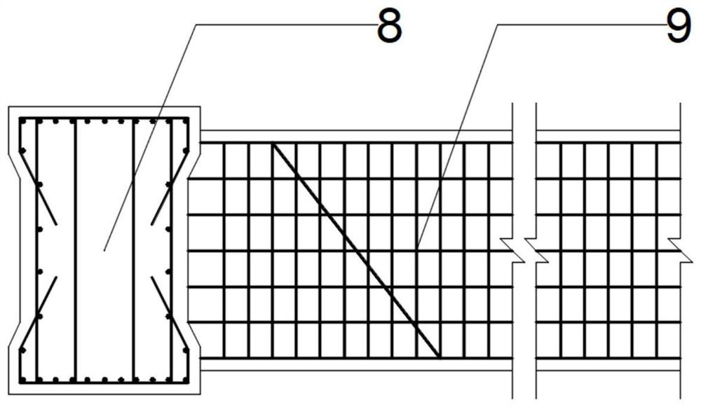 Open-spandrel arch bridge system adopting UHPC wet joint connection and construction method