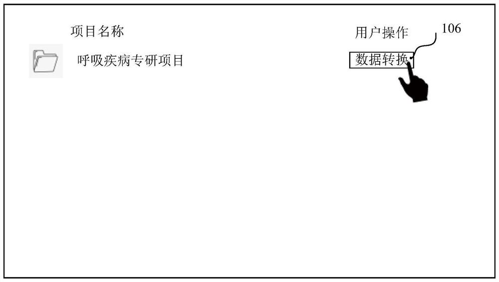 Clinical test data mapping method and device, computer equipment and storage medium