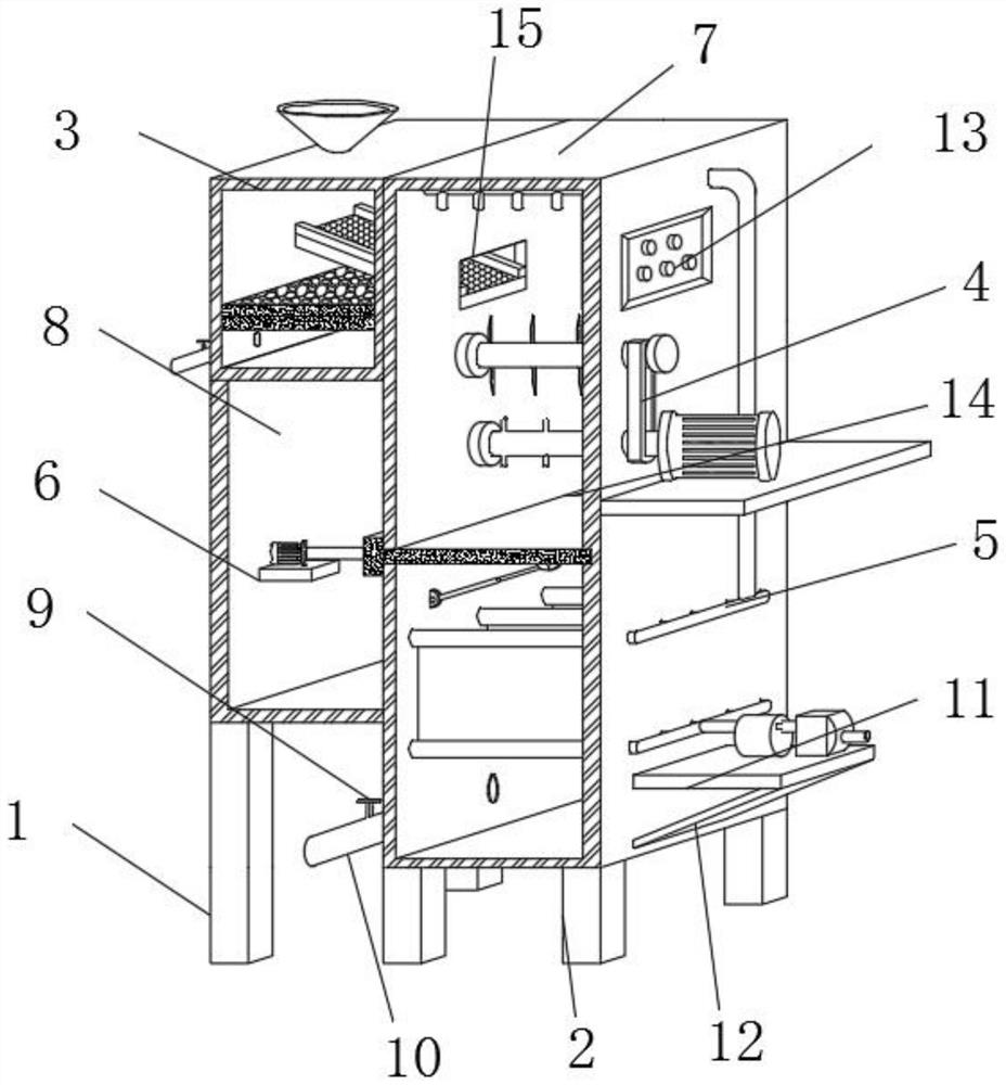 Drying system for kitchen leftover treatment