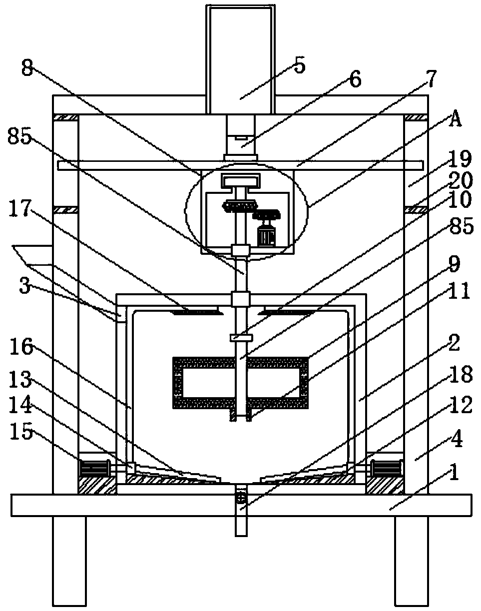 Emulsifying device for coating processing