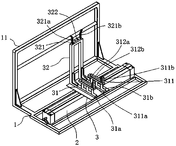 Automatic conveying device for parts among welding stations