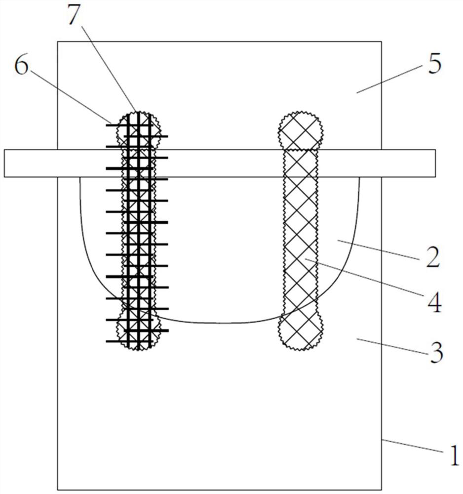 A method and structure of embedding high-strength self-stressed concrete trusses to strengthen shear walls